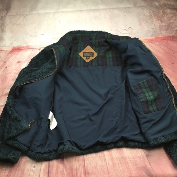 🐞Pendleton Sherpa Zippered Jacket Size Medium - Picture 4 of 9